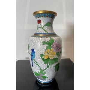 Vase Cloisonné Chinois. XXème 