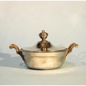 Small Pewter Vegetable Dish - Strasbourg, Early 19th Century