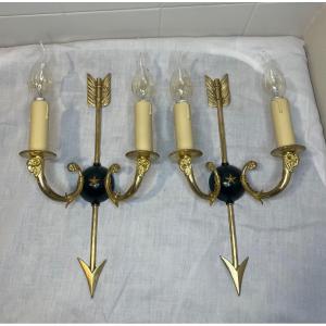 Pair Of Empire Style Wall Lights