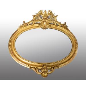 Miroir Ancien Napoléon III France 19ème Siècle.