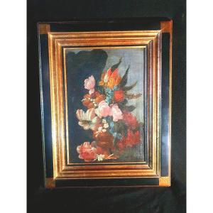 18th Century Flower Painting, Dutch School. 