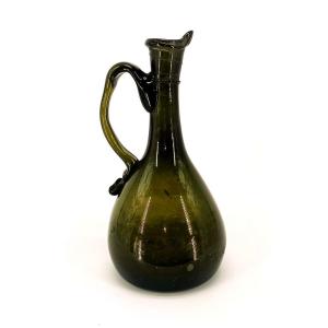 Pitcher-ewer In Blown Glass 18th Margeride