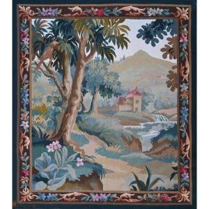 Verdure Tapestry From The Roubert Fours Aubusson Factory - 90lx105h - No. 1492