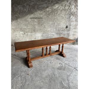 Large Elm Monastery Table