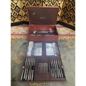 Ercuis 112-piece Silver-plated Cutlery Set