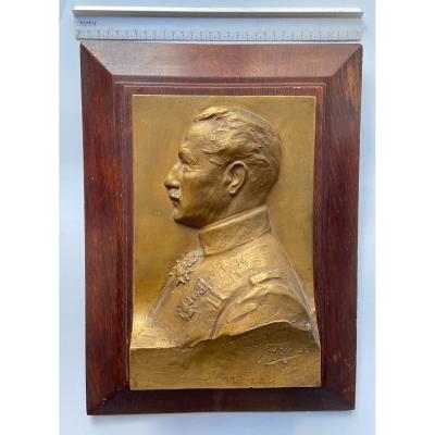 Cadre Bas Relief Bronze Paul  Gasq 