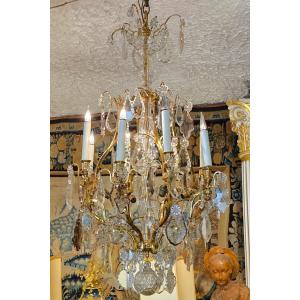 Louis XV Style Cage Shape Chandelier