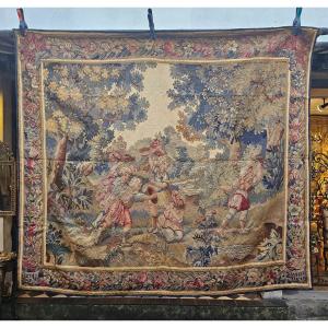 Aubusson Tapestry Partly From The 18th Century