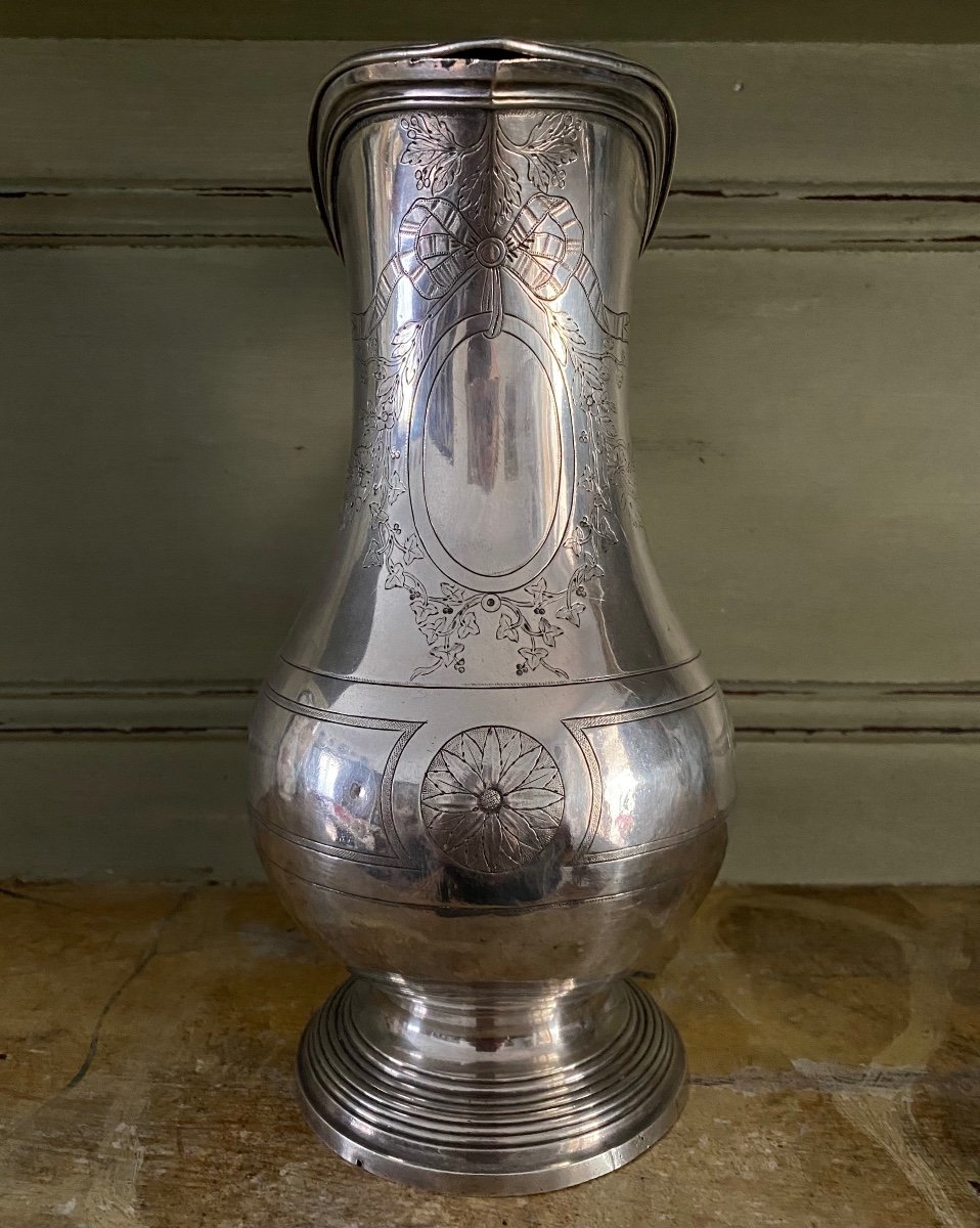 Aiguière, Pot à eau, Argent, Louis XVI, Paris 1788-photo-4