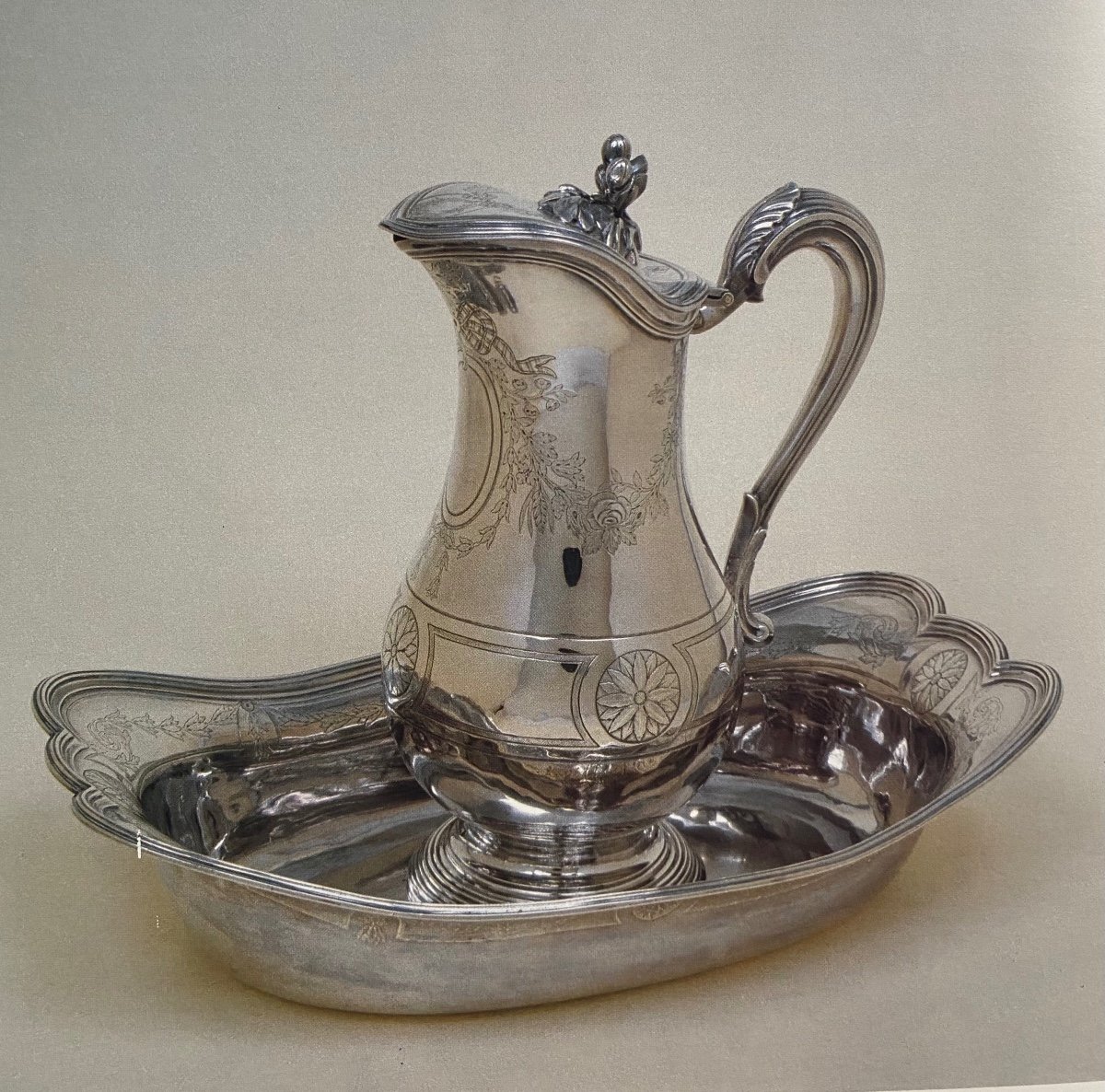 Aiguière, Pot à eau, Argent, Louis XVI, Paris 1788-photo-8