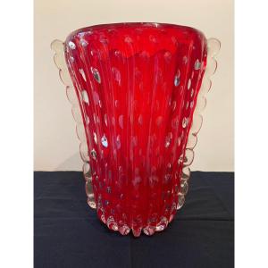 Seguso - Grand  Vase En Verre De Murano –