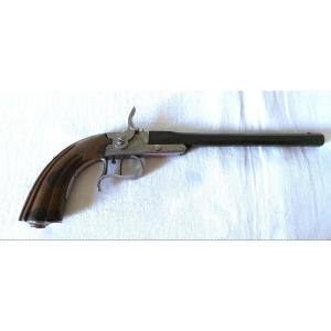 PISTOLET DE TIR TYPE GASTINE RENETTE - II° EMPIRE - XIX°