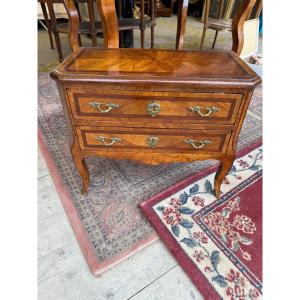 Marquetry Master's Chest Of Drawers 