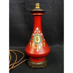 19th Century Lamp In Paris Porcelain