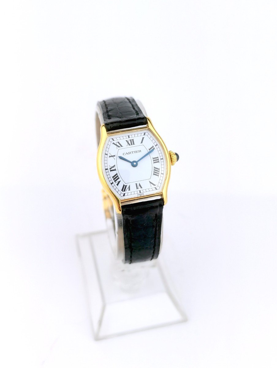 Montre Cartier - Tortue Mini - Or Jaune - Mécanique - Pm-photo-3