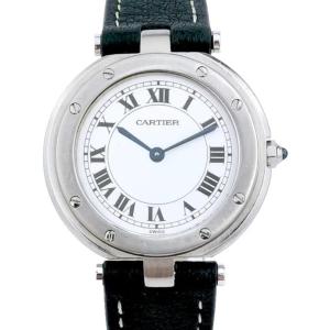 Montre Cartier - Santos Vendôme - Acier/cuir - Gm