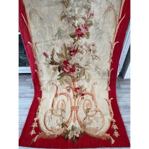 No. 2, Aubusson Tapestry From A Suite Of 3.... 19th Century Floral Decor Arabesques