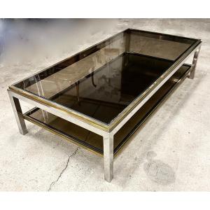 Large Coffee Table Design Willy Rizzo Model Linéa Flaminia From 1971