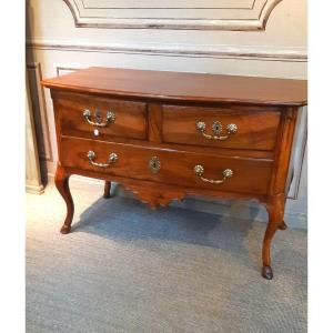 Louis XV Period Chest Of Drawers In Walnut