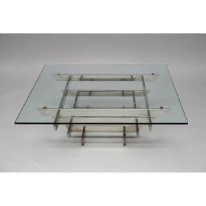 "scultura" Coffee Table Attr. To D. Hicks, England, Circa 1970