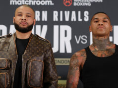 Conor Benn has vowed to knockout Chris Eubank Jr in April Photo Credit: an Walton Matchroom Boxing