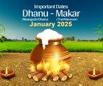 January 2025: Important Festivals and their Dates of the month  Dhanu and Makara