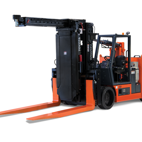 toyota high capacity adjustable wheelbase forklift