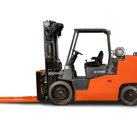 Toyota high capacity cushion forklift