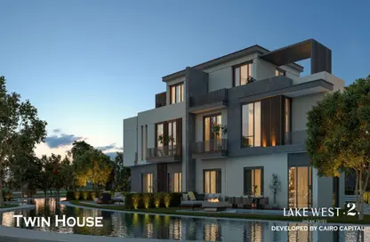 Townhouse - 4 Bedrooms - 4 Bathrooms for sale in Lake West 2 - Sheikh Zayed Compounds - Sheikh Zayed City - Giza