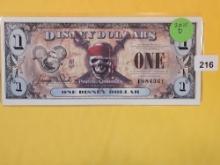 DISNEY DOLLARS!