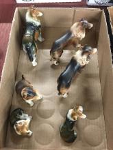 Collie Dog Figurines