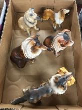 Collie Dog Figurines