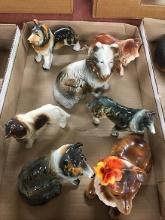 Collie Dog Figurines