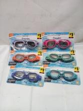 Lot Of 6 Adult Goggles