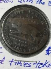 1834 Hard Times Token