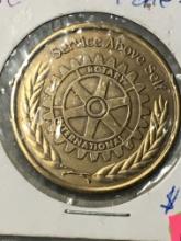 Rotary International " Service Above Self" Token