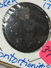 1795 Great Britian Contortionist Token