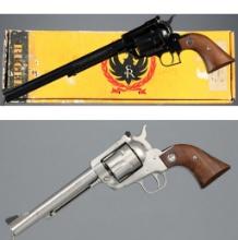 Two Ruger New Model Blackhawk Single Action Revolvers