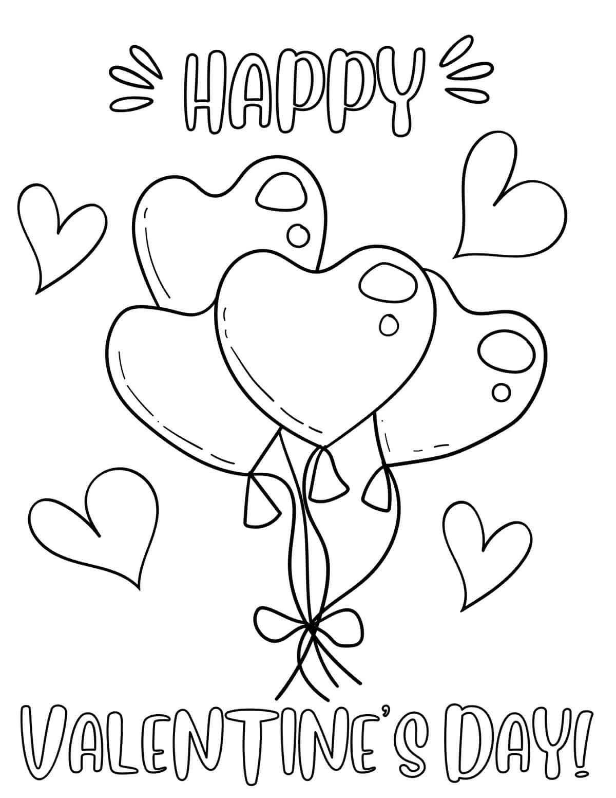 50 Free Valentine Coloring Pages for Kids (2024)