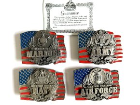 1991 Siskiyou Operation Desert Storm Belt Buckles