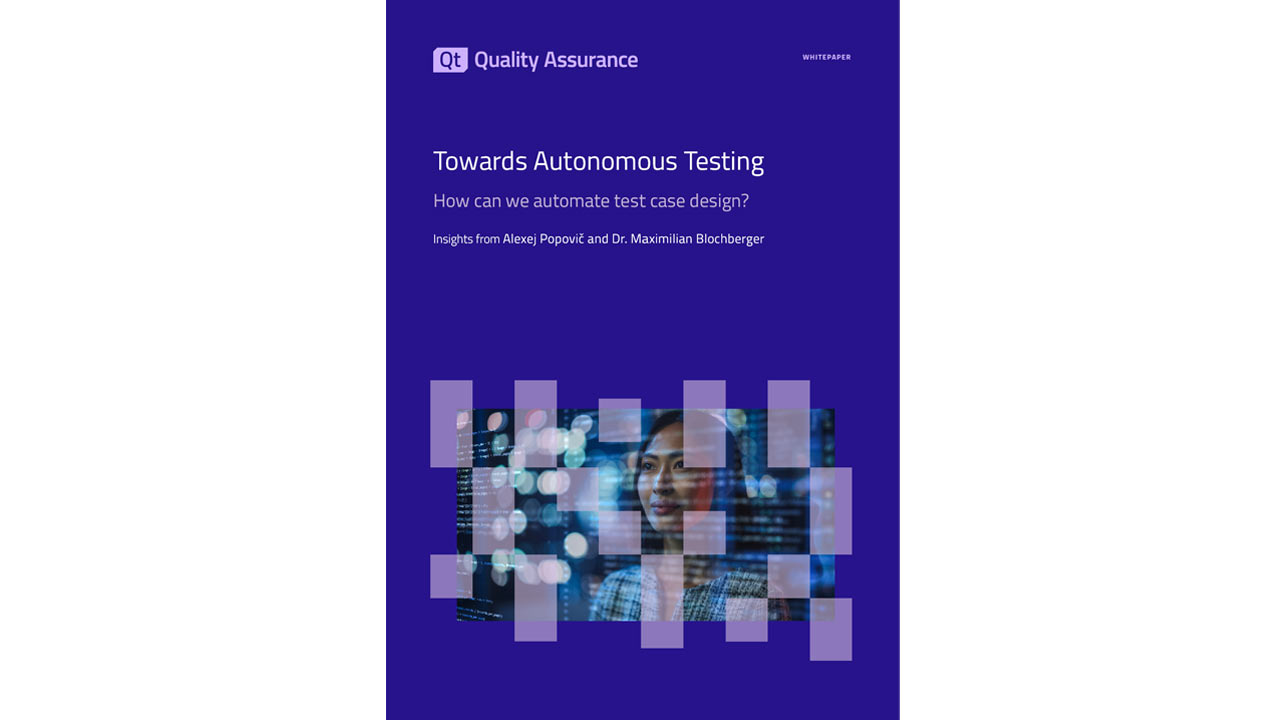 White Paper: Towards Autonomous Testing