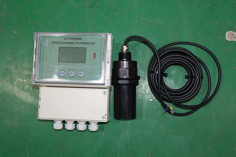 OEM LCD display open Channel ultrasonic Waste Water Flow Meter