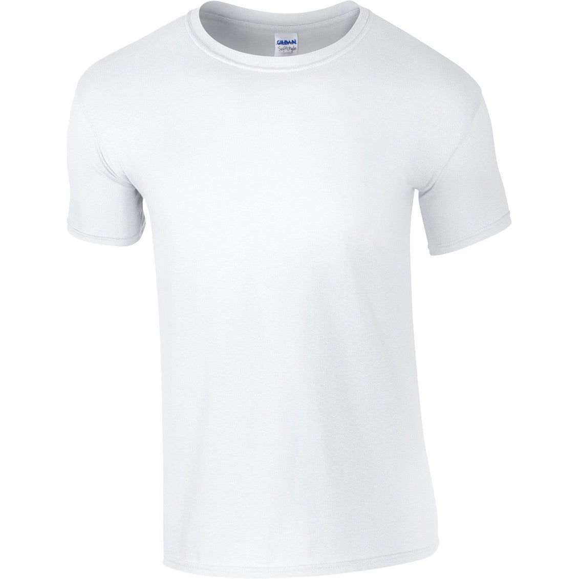 Gildan Softstyle Semi-Fitted Adult T-Shirts (Men's, White) Large