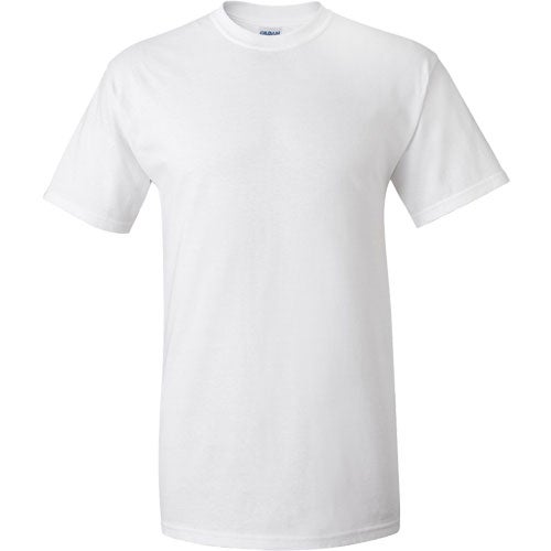 Gildan Ultra Cotton T-Shirts (Men's, White, No Quick Ship) Large