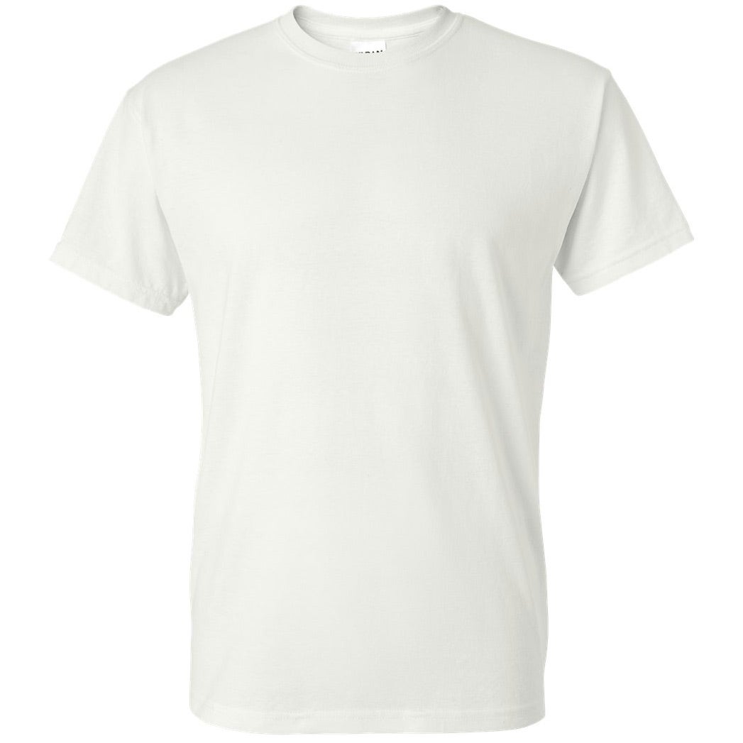 Gildan DryBlend 50/50 T-Shirts (Men's, White) Large