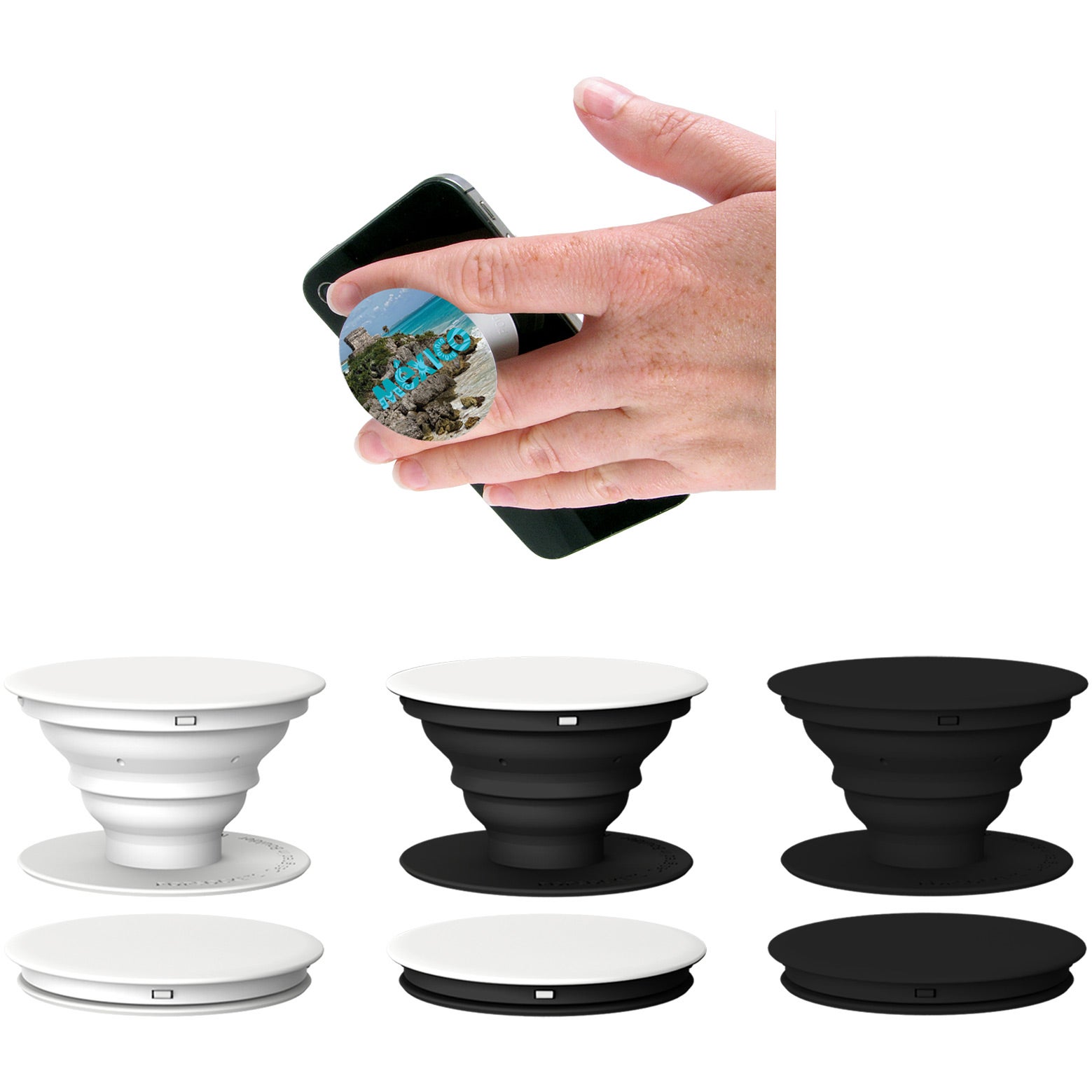 PopSockets(R) Smartphone Grip Stand (Full Color Logo)