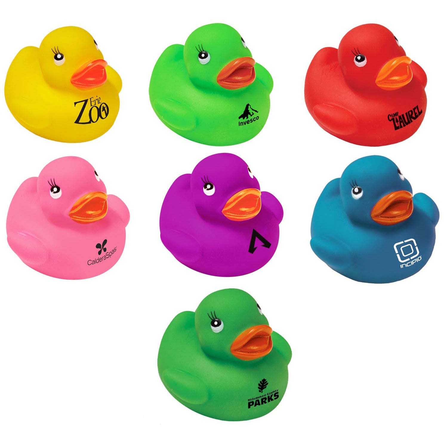 Colorful Rubber Duck (2")