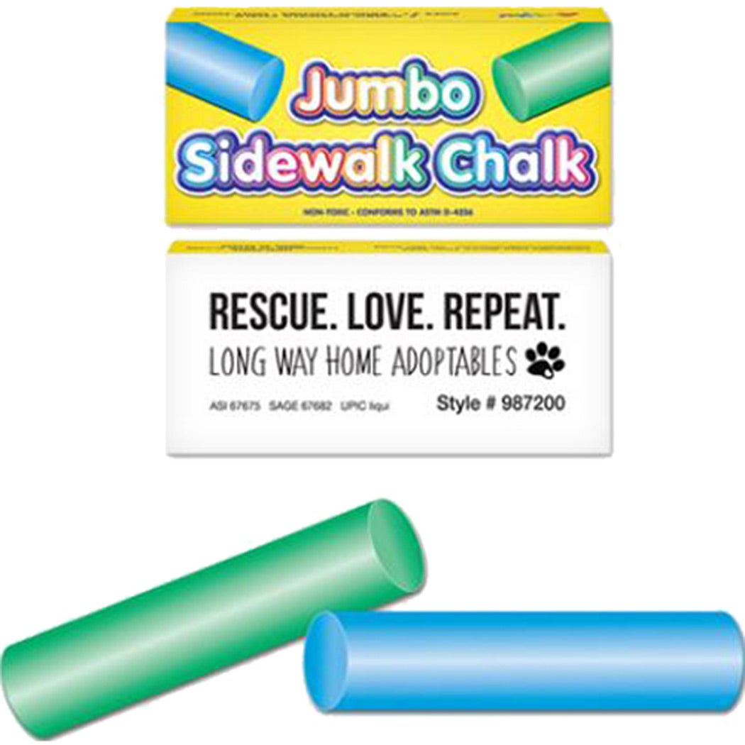 Round Jumbo Sidewalk Chalks Large