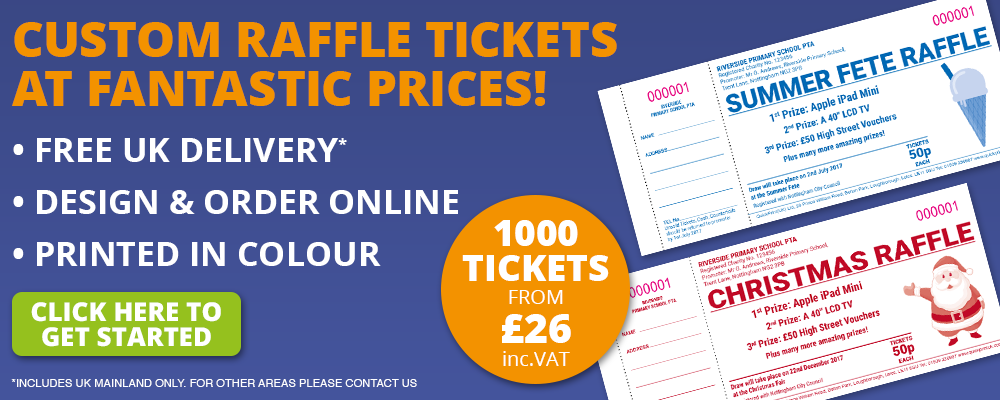 Raffle Tickets Quality Printing At Amazing Prices Quick Print Uk