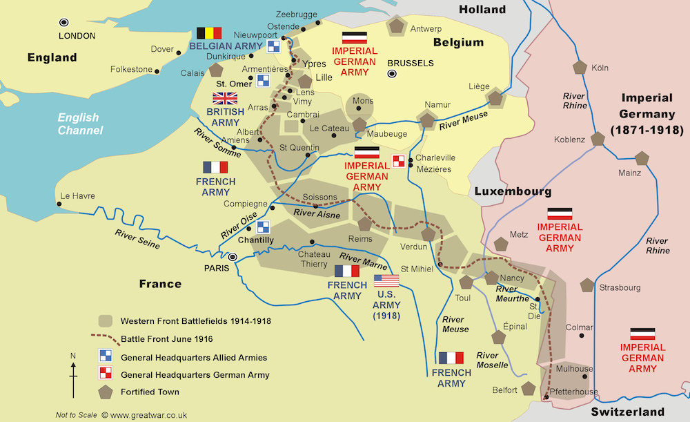 Structure British Army WW1 Timeline – Radcliffe on Trent WW1